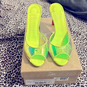 Christian louboutin red bottom sharks $200